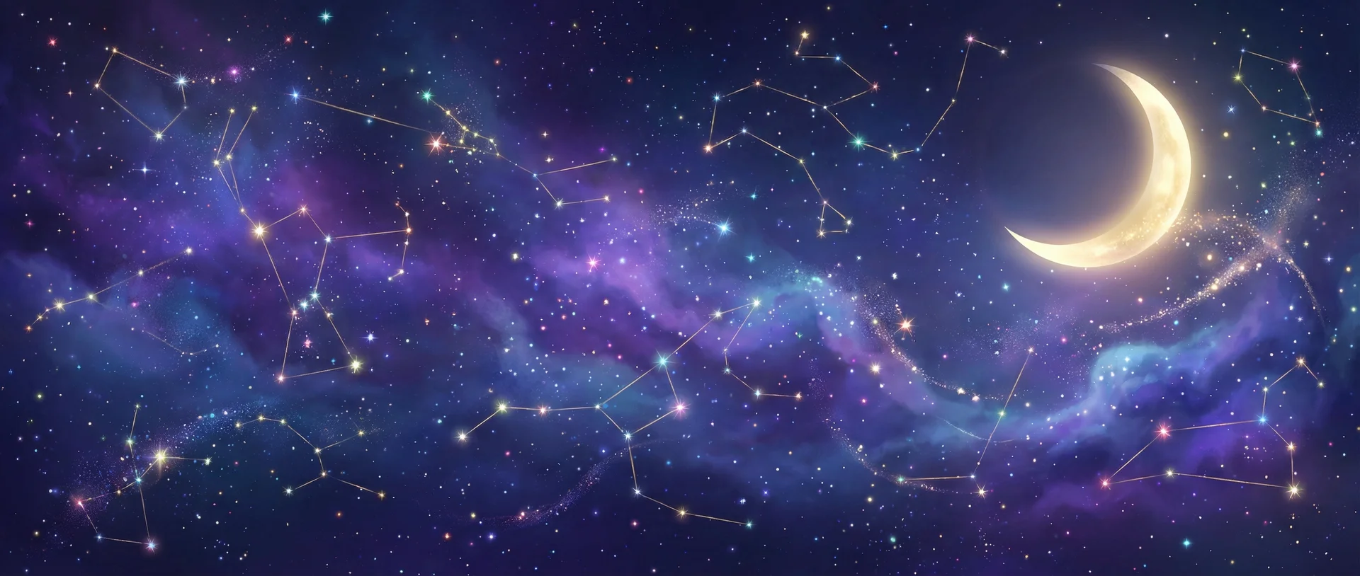 星空背景 - 高人杰 | 每日星座运势与塔罗占卜